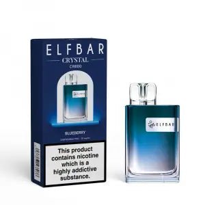 ELF Bar Crystal CR600 Puffs Disposable Vape Device Box of 10 - Topvapewholesale