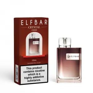 ELF Bar Crystal CR600 Puffs Disposable Vape Device Box of 10 - Topvapewholesale