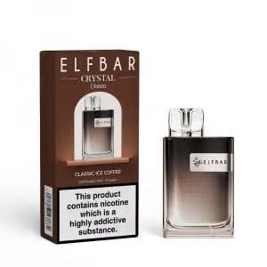 ELF Bar Crystal CR600 Puffs Disposable Vape Device Box of 10 - Topvapewholesale