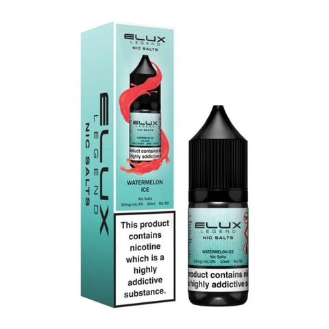 Elux Legend Nic Salts - 10ml E - liquids - Box of 10 - Topvapewholesale