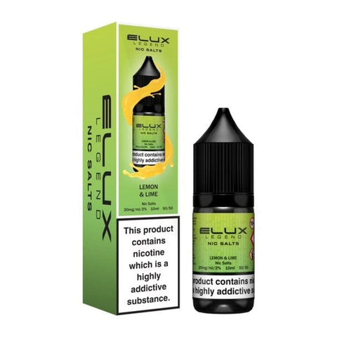 Elux Legend Nic Salts - 10ml E - liquids - Box of 10 - Topvapewholesale