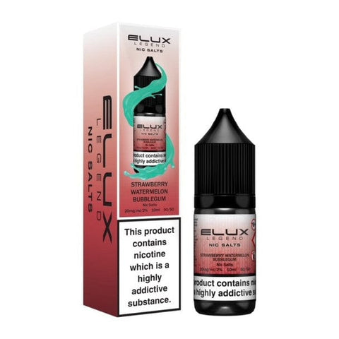 Elux Legend Nic Salts - 10ml E - liquids - Box of 10 - Topvapewholesale