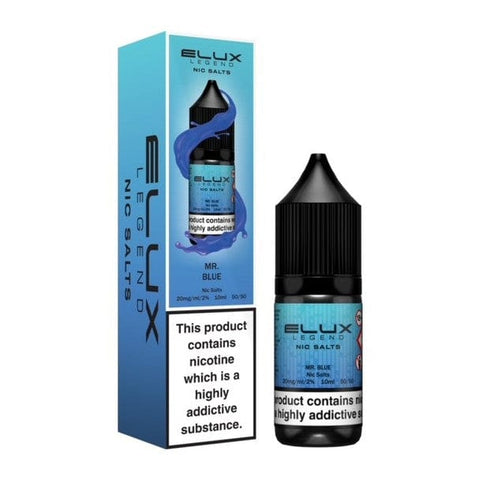 Elux Legend Nic Salts - 10ml E - liquids - Box of 10 - Topvapewholesale