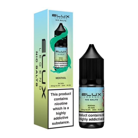 Elux Legend Nic Salts - 10ml E - liquids - Box of 10 - Topvapewholesale
