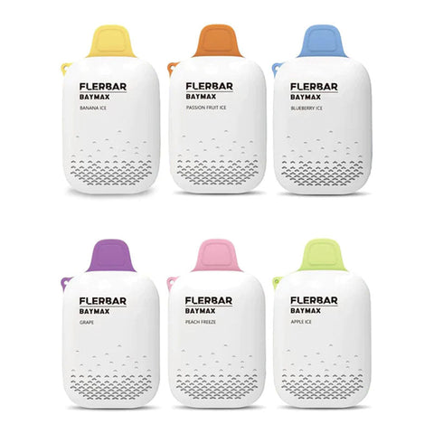 FlerBar Baymax 3500 Puff Disposable Vape Pen Zero Nicotine - Pack of 10 - Topvapewholesale