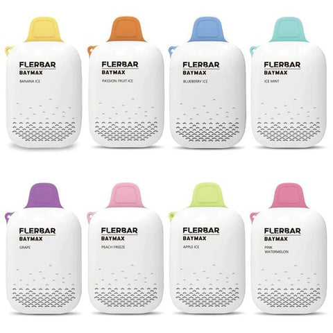 FlerBar Baymax 3500 Puff Disposable Vape Pen Zero Nicotine - Pack of 10 - Topvapewholesale