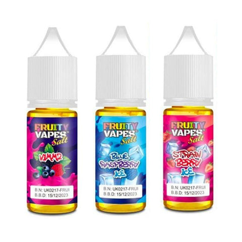 Fruity Vapes Salt 10ml Nic Salts Box of 10 - Topvapewholesale