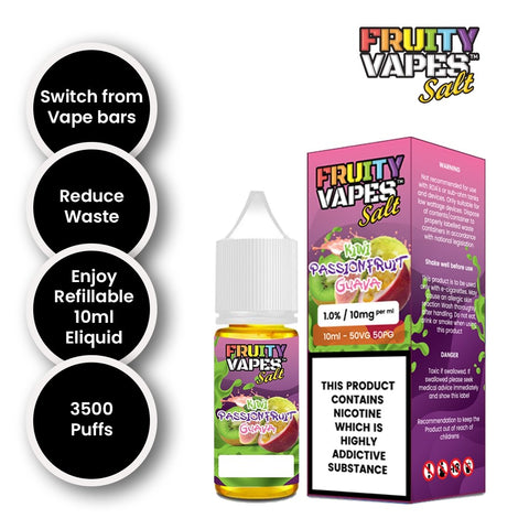 Fruity Vapes Salt 10ml Nic Salts Box of 10 - Topvapewholesale