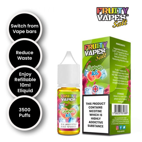 Fruity Vapes Salt 10ml Nic Salts Box of 10 - Topvapewholesale