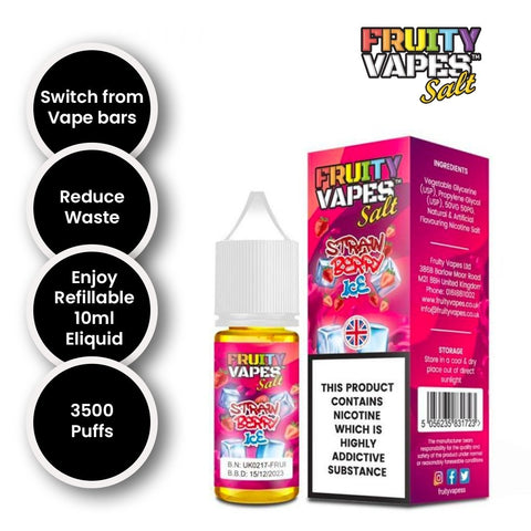 Fruity Vapes Salt 10ml Nic Salts Box of 10 - Topvapewholesale