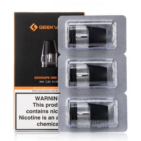 GeekVape Aegis One Pods 2ML - Pack of 3 - Topvapewholesale