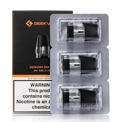 GeekVape Aegis One Pods 2ML - Pack of 3 - Topvapewholesale