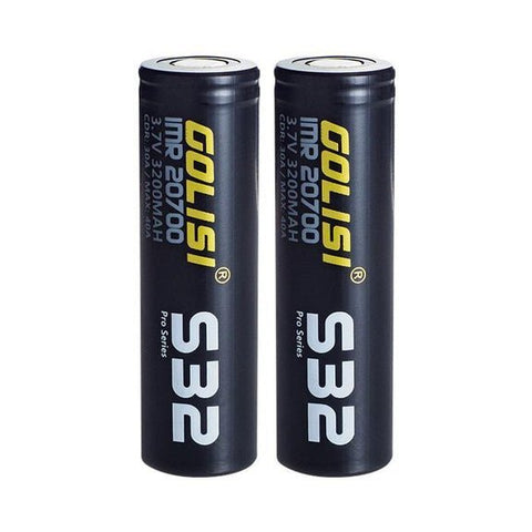 Golisi S32 - 20700 Battery - 3200mAh - Pack of 2 - Topvapewholesale