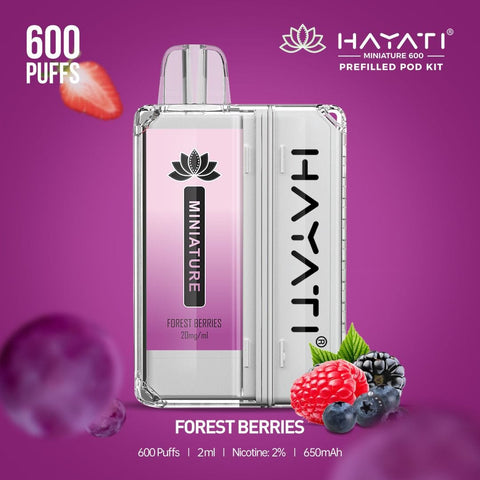Hayati Miniature 600 Prefilled Pod Kit - Box of 5 - Topvapewholesale