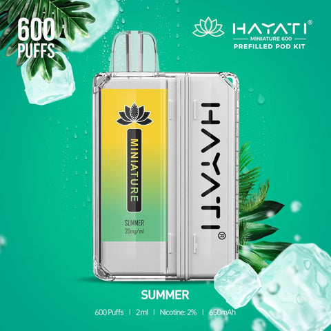 Hayati Miniature 600 Prefilled Pod Kit - Box of 5 - Topvapewholesale