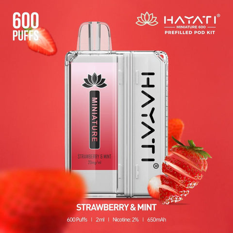 Hayati Miniature 600 Prefilled Pod Kit - Box of 5 - Topvapewholesale