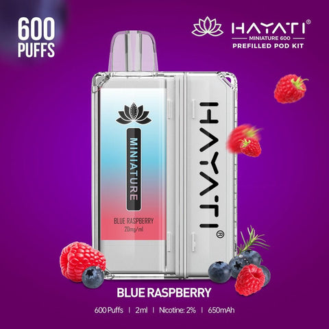 Hayati Miniature 600 Prefilled Pod Kit - Box of 5 - Topvapewholesale