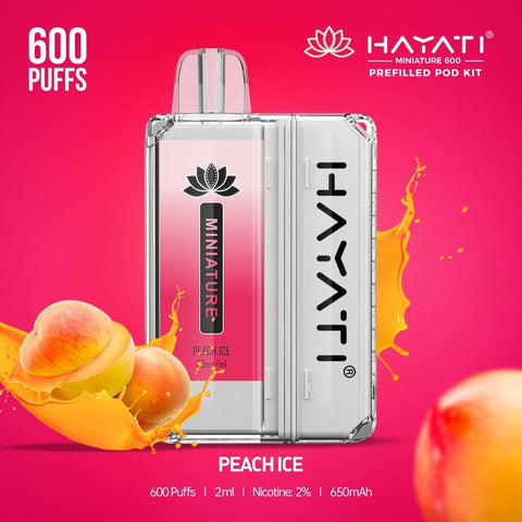 Hayati Miniature 600 Prefilled Pod Kit - Box of 5 - Topvapewholesale