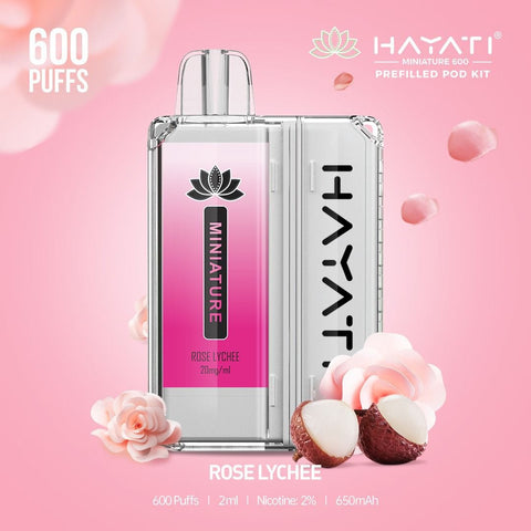 Hayati Miniature 600 Prefilled Pod Kit - Box of 5 - Topvapewholesale