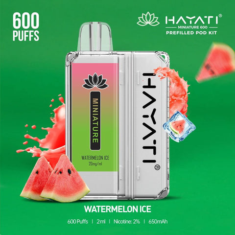 Hayati Miniature 600 Prefilled Pod Kit - Box of 5 - Topvapewholesale