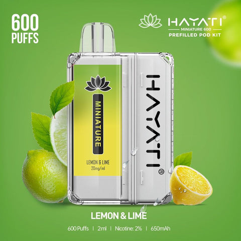 Hayati Miniature 600 Prefilled Pod Kit - Box of 5 - Topvapewholesale