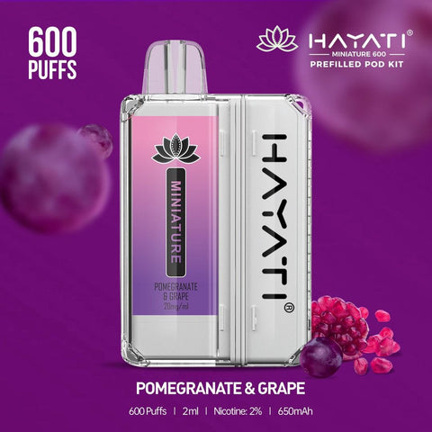 Hayati Miniature 600 Prefilled Pod Kit - Box of 5 - Topvapewholesale