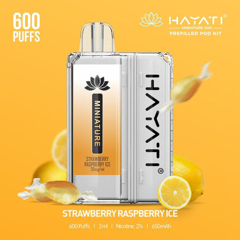 Hayati Miniature 600 Prefilled Pod Kit - Box of 5 - Topvapewholesale