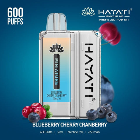 Hayati Miniature 600 Prefilled Pod Kit - Box of 5 - Topvapewholesale