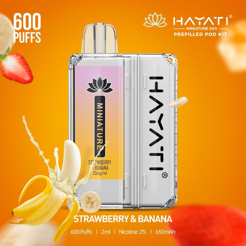 Hayati Miniature 600 Prefilled Pod Kit - Box of 5 - Topvapewholesale