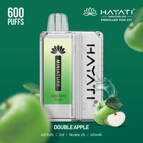 Hayati Miniature 600 Prefilled Pod Kit - Box of 5 - Topvapewholesale