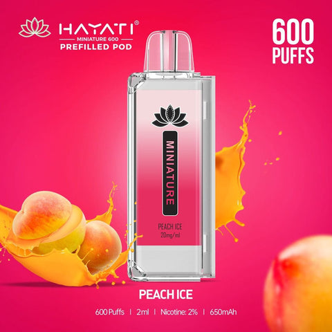 Hayati Miniature 600 Prefilled Replacement Pods - Box of 10 - Topvapewholesale