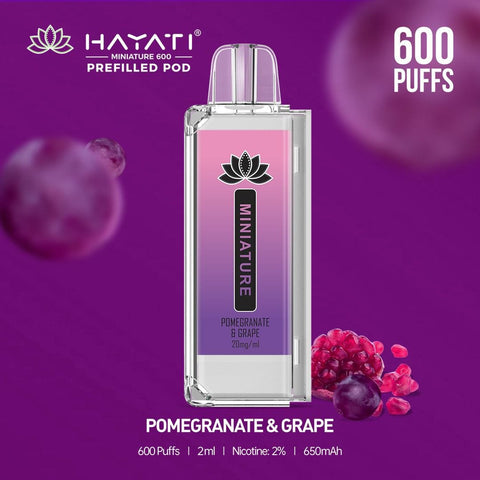 Hayati Miniature 600 Prefilled Replacement Pods - Box of 10 - Topvapewholesale