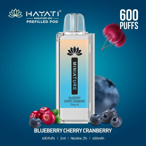 Hayati Miniature 600 Prefilled Replacement Pods - Box of 10 - Topvapewholesale