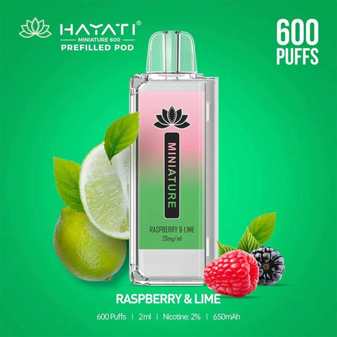 Hayati Miniature 600 Prefilled Replacement Pods - Box of 10 - Topvapewholesale