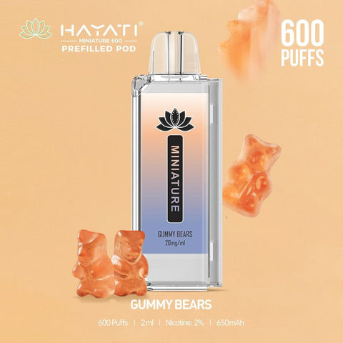 Hayati Miniature 600 Prefilled Replacement Pods - Box of 10 - Topvapewholesale