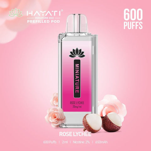 Hayati Miniature 600 Prefilled Replacement Pods - Box of 10 - Topvapewholesale