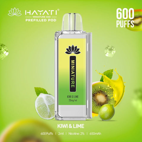 Hayati Miniature 600 Prefilled Replacement Pods - Box of 10 - Topvapewholesale