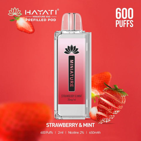 Hayati Miniature 600 Prefilled Replacement Pods - Box of 10 - Topvapewholesale
