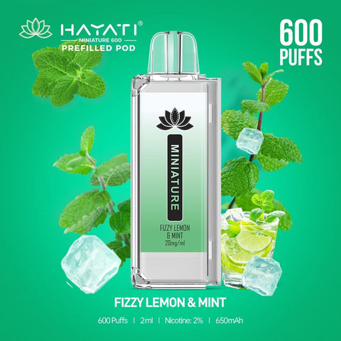 Hayati Miniature 600 Prefilled Replacement Pods - Box of 10 - Topvapewholesale