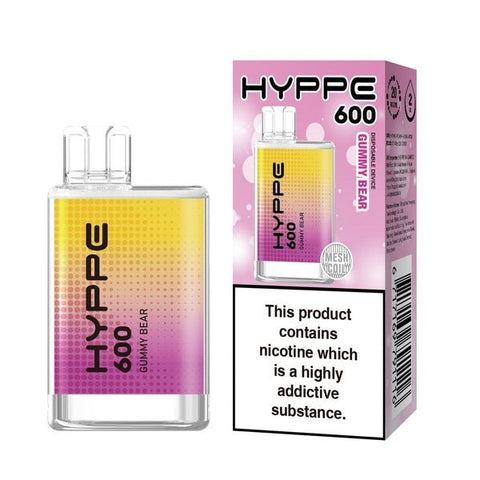 Hyppe 600 Crystal Disposable Vape Pod - Box of 10 - Topvapewholesale