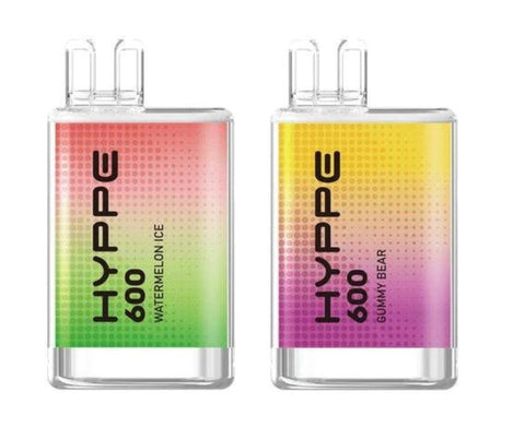 Hyppe 600 Crystal Disposable Vape Pod - Box of 10 - Topvapewholesale