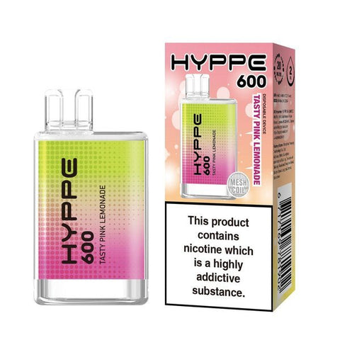 Hyppe 600 Crystal Disposable Vape Pod - Box of 10 - Topvapewholesale