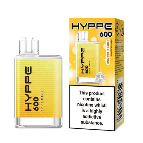 Hyppe 600 Crystal Disposable Vape Pod - Box of 10 - Topvapewholesale