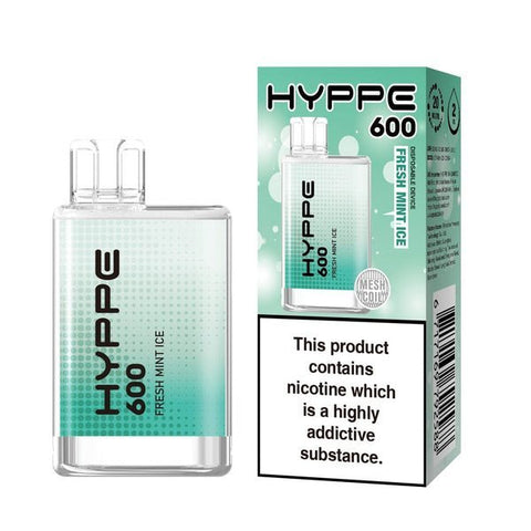 Hyppe 600 Crystal Disposable Vape Pod - Box of 10 - Topvapewholesale