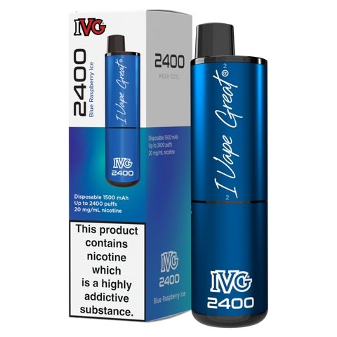 IVG 2400 Disposable Vape Pod Puff Device - Box of 5 - Topvapewholesale
