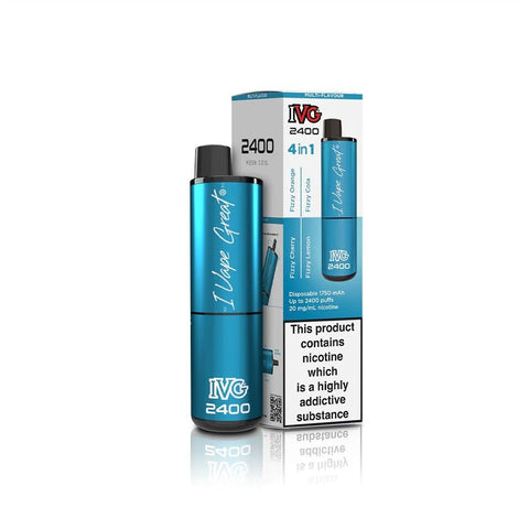 IVG 2400 Disposable Vape Pod Puff Device - Box of 5 - Topvapewholesale