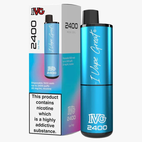 IVG 2400 Disposable Vape Pod Puff Device - Box of 5 - Topvapewholesale
