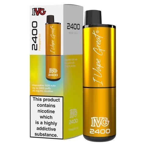 IVG 2400 Disposable Vape Pod Puff Device - Box of 5 - Topvapewholesale