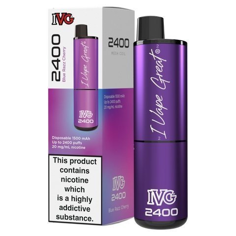 IVG 2400 Disposable Vape Pod Puff Device - Box of 5 - Topvapewholesale