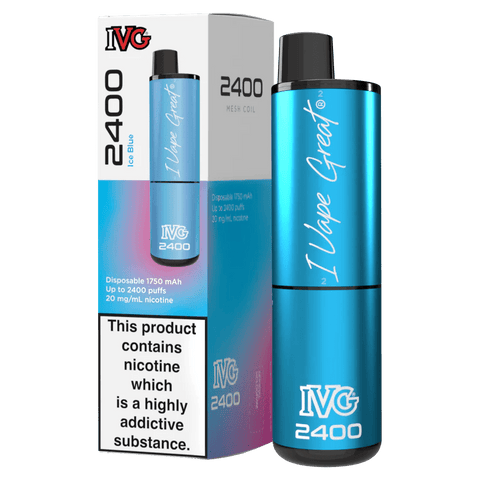 IVG 2400 Disposable Vape Pod Puff Device - Box of 5 - Topvapewholesale